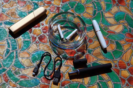 electronic smoke device nobodyの写真素材