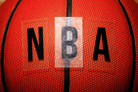 basketball plastic letters background nobodyの写真素材