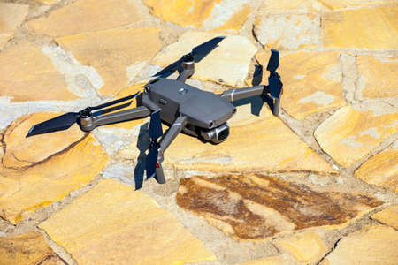 quadcopter natural sharp stone background
