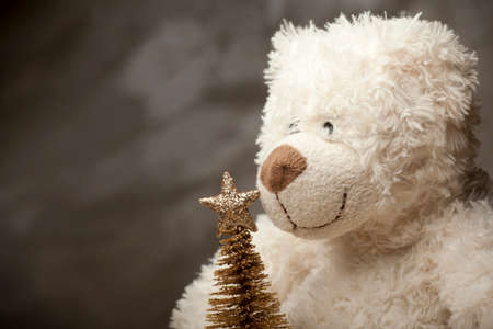 wool bear miniature fir tree
