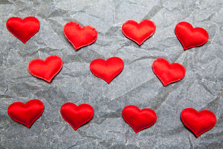 red heart sharp paper backgroundの写真素材