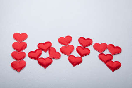 red heart natural leather background