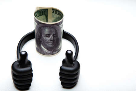 image of money plastic hand