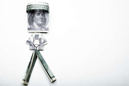 image of money white background