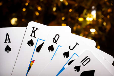 image of game card on dark background