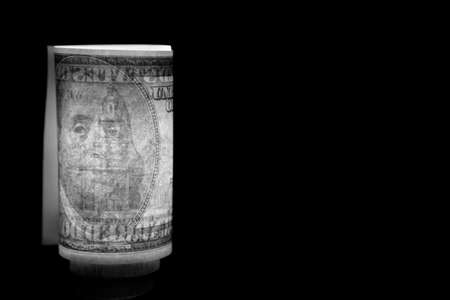 image of money dark backgroundの写真素材