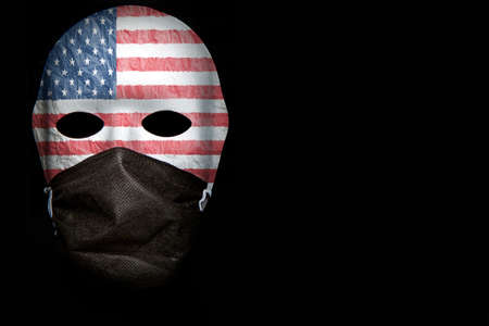 image of mask dark backgroundの写真素材