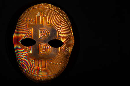 image of mask dark background