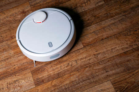 image of vacuum cleaner wooden deskの写真素材