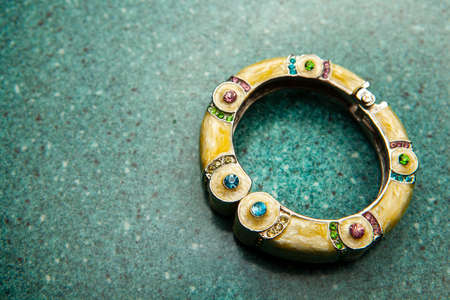 image of bracelet stone backgroundの写真素材