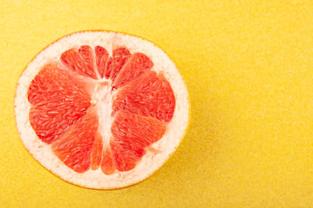 image of grapefruit gold backgroundの写真素材