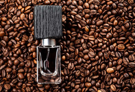 image of glass perfume bottle coffeeの写真素材