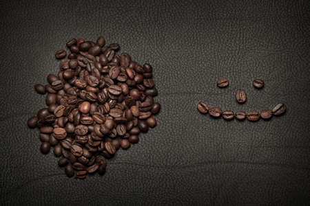 image of coffee leather backgroundの写真素材