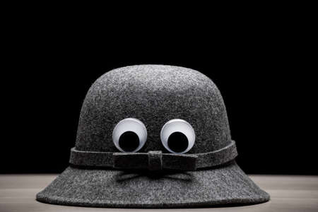 image of hat dark backgroundの写真素材
