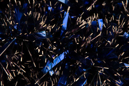 image of tinsel dark backgroundの写真素材