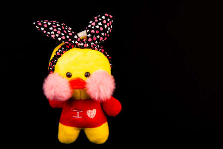 image of toy yellow soft duckの写真素材