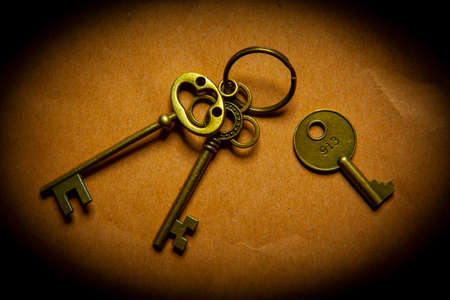 image of key paper background