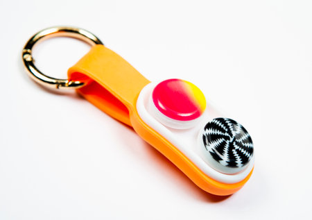 antistress toy white background