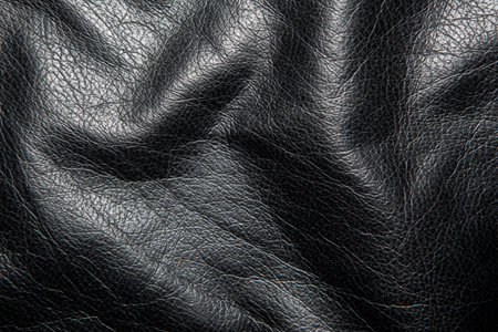 image of dark leather background