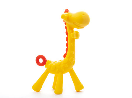 image of rubber toy white backgroundの写真素材