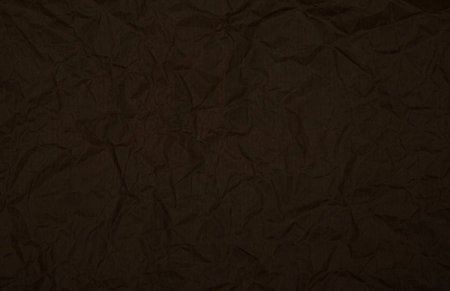 Brown crumpled paper texture or background for design with copy space for text or image.の写真素材
