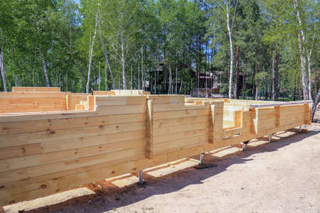 A building of wooden house at 
countryside.の写真素材