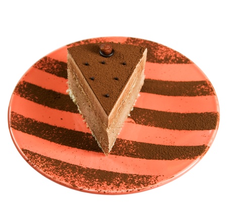 chocolate cream cakeの写真素材