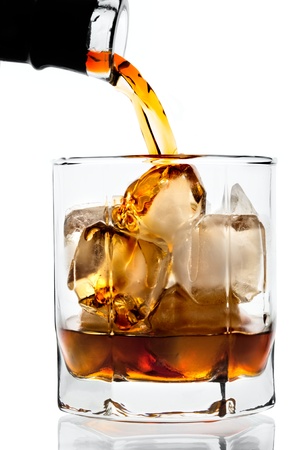 whiskey and iceの写真素材