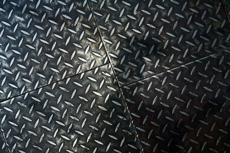 Grunge rusty metal background, metallic panels.の写真素材