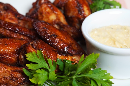 Chicken wingsの写真素材