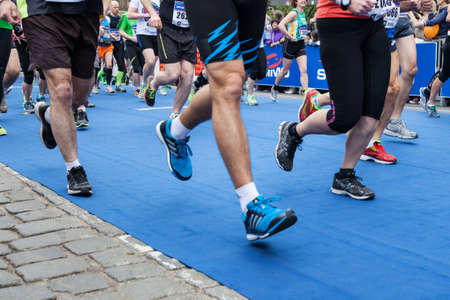 Prague, Czech  Republic â€“ April, 2014, Half Marathon Praha