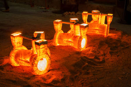Resin Coated Sand products for casting processの写真素材