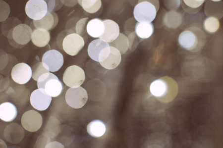Picture of bokeh illustration with big glowing round light spots on copy space background