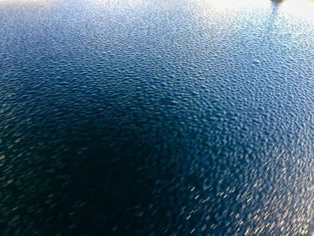 Blurry abstract closeup water drops background. Natural condensing surface