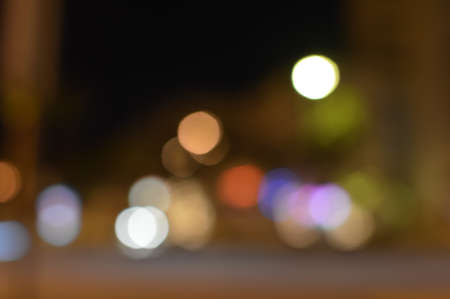 Bokeh abstract joyful blurry background light spots, festive holiday time