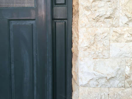 Abstract picture closeup of old building retro door backgroundの写真素材