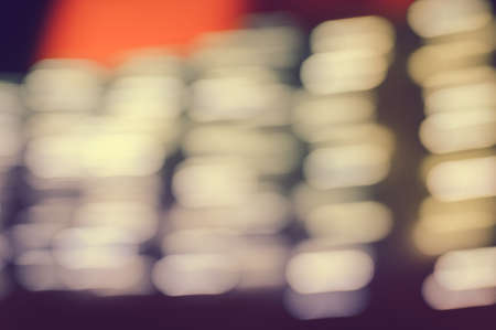 Bokeh abstract joyful blurry background light spots, festive holiday timeの写真素材