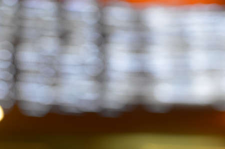 Blurry bokeh light festive time backgroundの写真素材