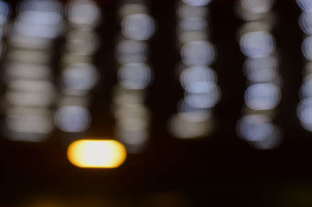 Blurry light bokeh rays background. Creative flare blurred designの写真素材