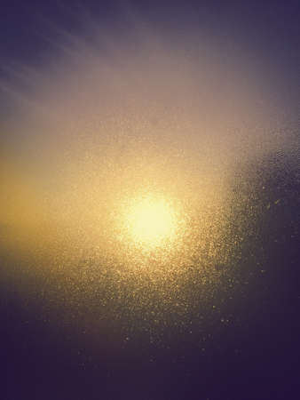 Close up view on condensation window blurry texture background. Blurred macro photoの写真素材