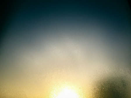Close up view on condensation window blurry texture background. Blurred macro photoの写真素材