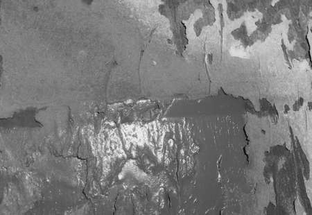 Vintage grungy background of galvanized rusty metal wall texture surfaceの写真素材