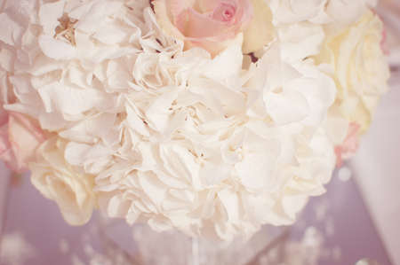 Beautiful fresh colorful flowers natural close up background. Luxury floral bright decorative composition, macro imageの写真素材