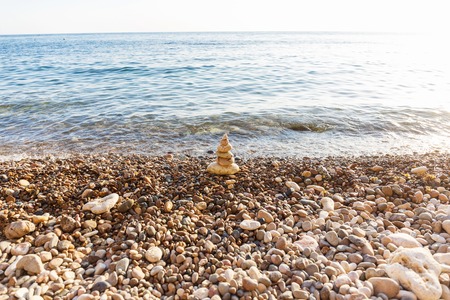 Tower of stonesの写真素材