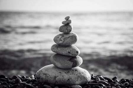 Tower of stonesの写真素材