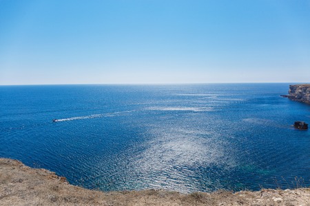 Seascape with rocksの写真素材