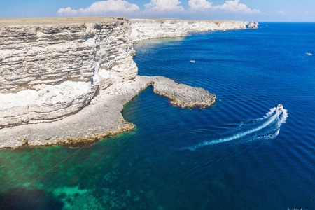 Seascape with rocksの写真素材