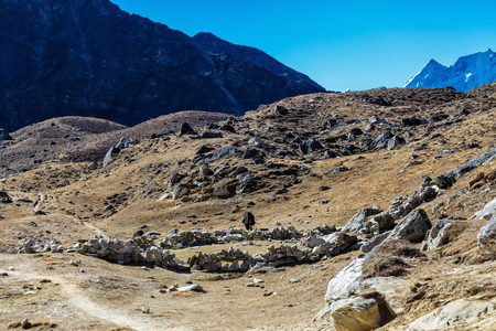 mountains of Nepalの写真素材