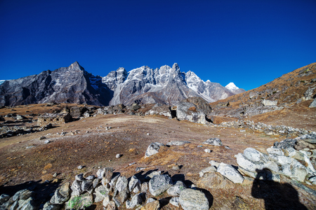 mountains of Nepalの写真素材