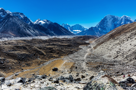 mountains of Nepalの写真素材
